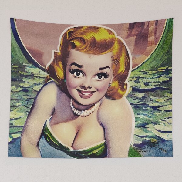 Item preview, Young Bathing Pinup Girl designed and sold by cutestpinups.