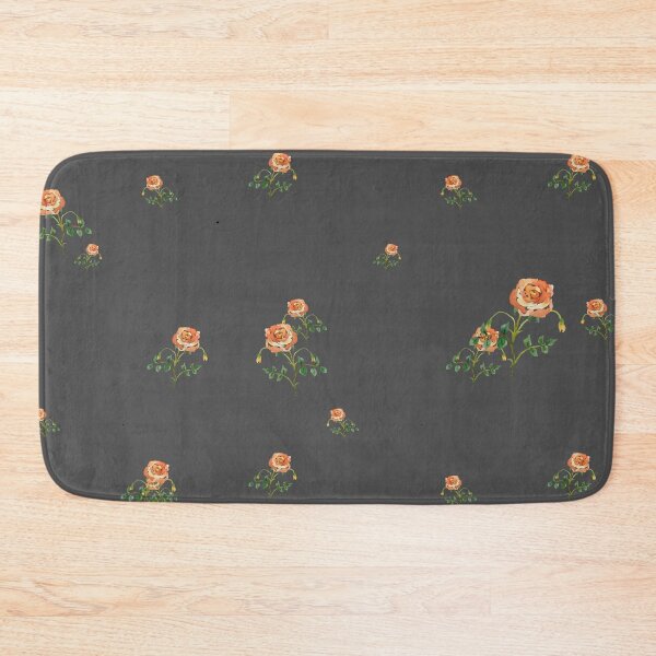 Artikelvorschau, Rose flower ornate cute floral pattern watercolor grey entworfen und verkauft von Yana Mustafina | Boho Soulful Designs.