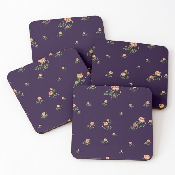 Artikelvorschau, Rose flower ornate cute floral pattern watercolor violet entworfen und verkauft von Yana Mustafina | Boho Soulful Designs.
