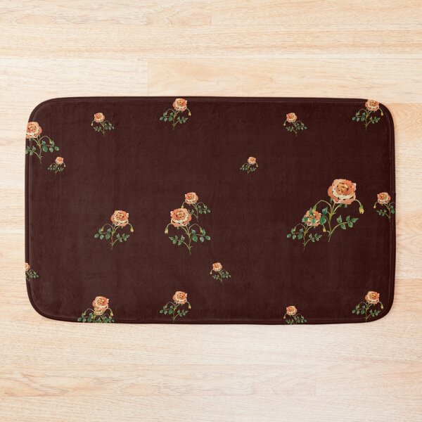 Aperçu de l'œuvre Rose flower ornate cute floral pattern watercolor red créée et vendue par Yana Mustafina | Boho Soulful Designs.