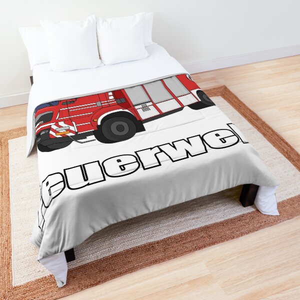 Fire truck comforter outlet twin