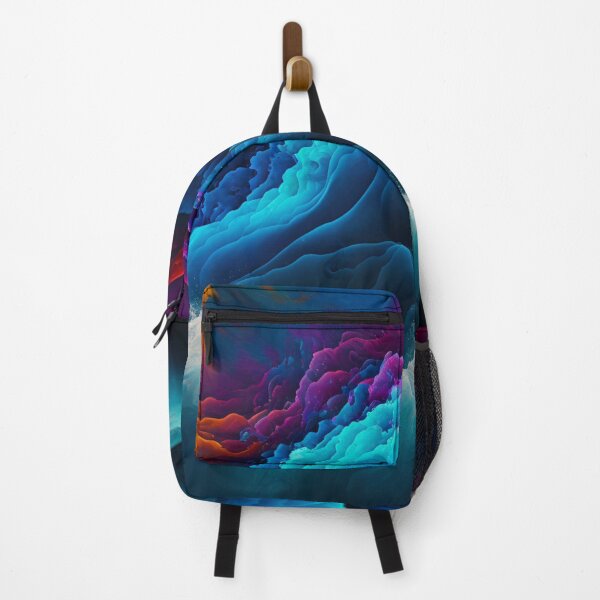 Item preview, Stormy Rainbow Waves Abstract designed and sold by TheArtfulAllie.