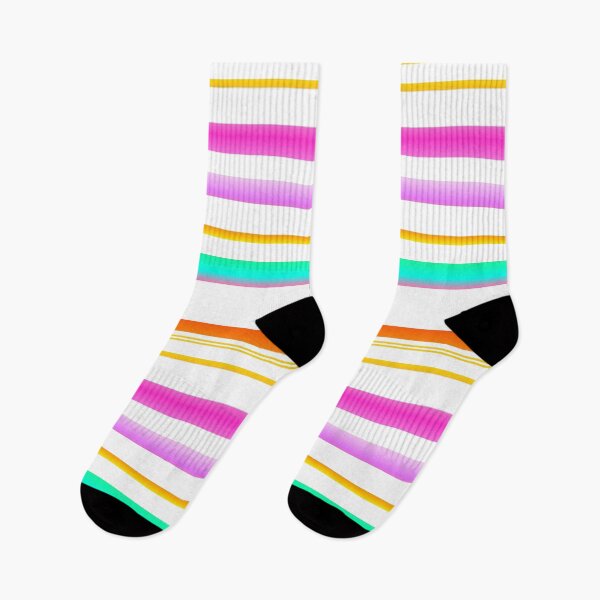 Item preview, White and colorful line pattern | Colorful lines designed and sold by lausn.