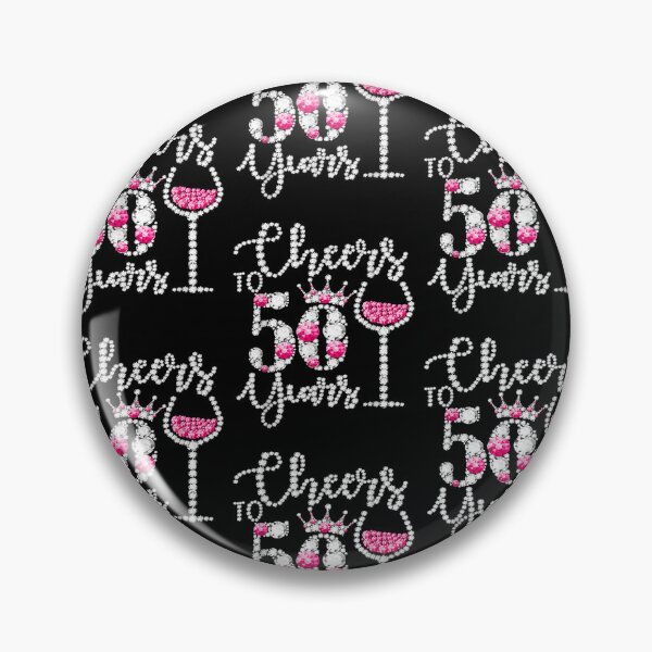 Item preview, Cheers To 50 Years 50th Birthday Diamond Wine Crown designed and sold by JosefCepak.