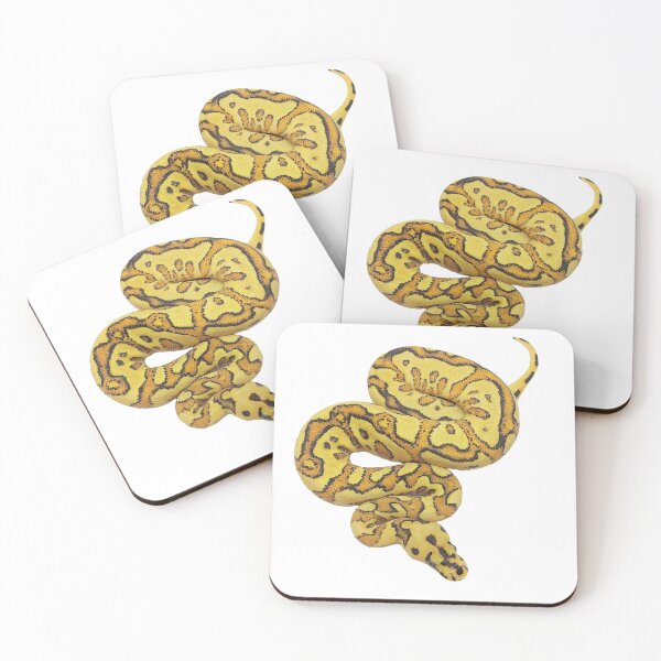 Item preview, Ball python morph sticker - Fire Spotnose Yb OD Clown sticker designed and sold by BDesignerMorphs.