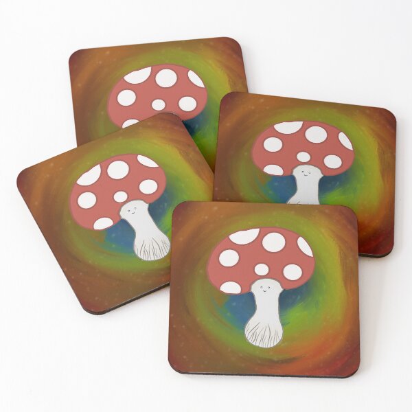 Item preview, Rainbow space mushroom designed and sold by Bear-n-Bee-shop.