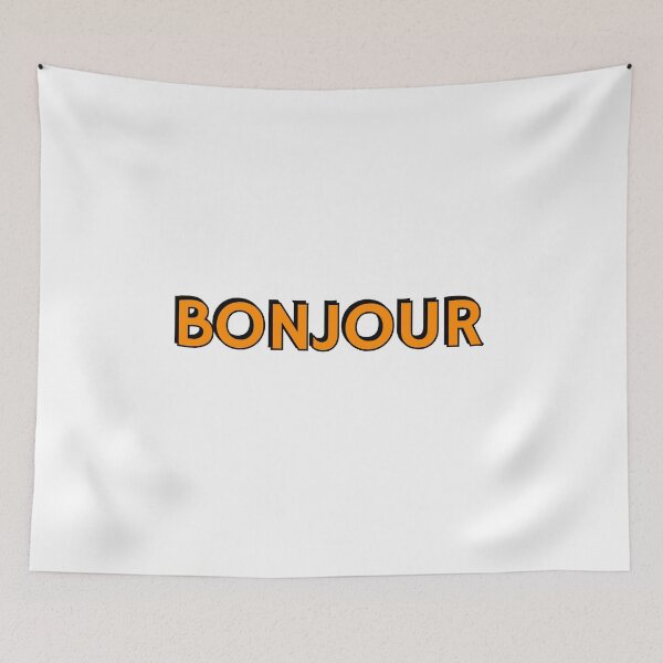 Item preview, BONJOUR - French for good day, good morning designed and sold by Inspirationmotivation.