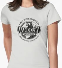 Vandelay Industries (Black) Women's Fitted T-Shirt
