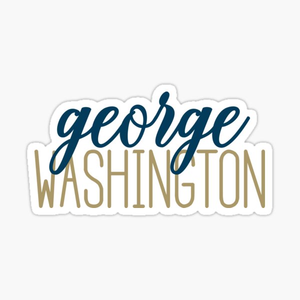 Aperçu de l'œuvre George Washington University Cursive créée et vendue par Rachel's Room.