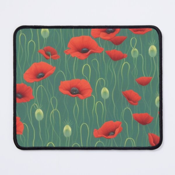 Aperçu de l'œuvre coquelicots dans le champ créée et vendue par rommir.