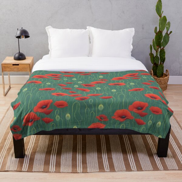Item preview, poppies in the field designed and sold by rommir.