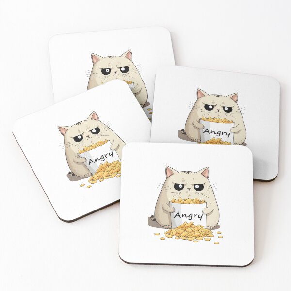 Item preview, Furry Fury: The 'Cats Always Angry' designed and sold by DArtfulStudio.
