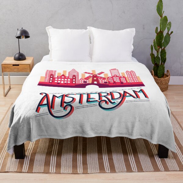 Item preview, Amsterdam Netherlands Netherlands Holland skyline designed and sold by BullDesignsShop.