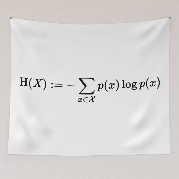 Item preview, Shannon Entropy, classical information theory designed and sold by NoetherSym.