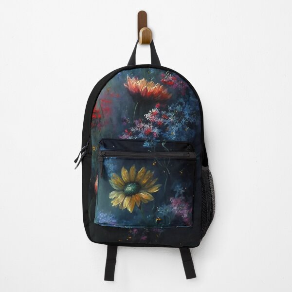Item preview, Blooming Wild Flowers With A Misty Sun - 5 - Oil Painting designed and sold by Mitch-Angelo.