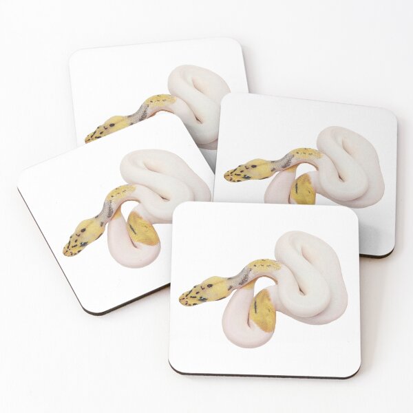 Item preview, ball python morph sticker - Pastel Leopard Clown Pied sticker designed and sold by BDesignerMorphs.