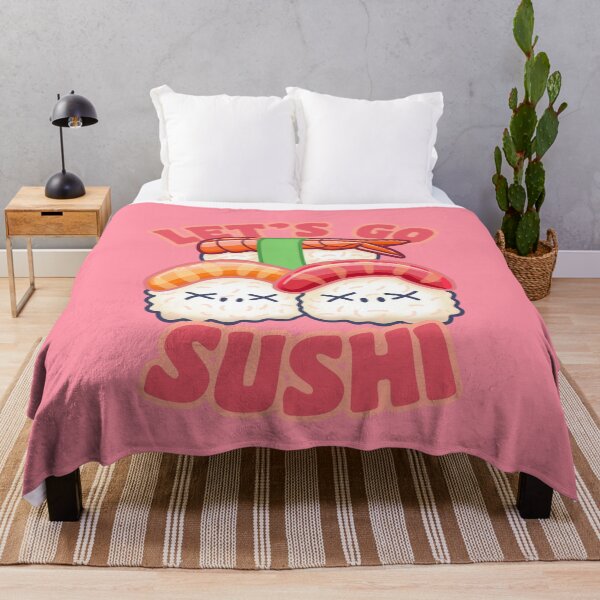 Item preview, Cute Let's Go Sushi designed and sold by SpaceTruck.