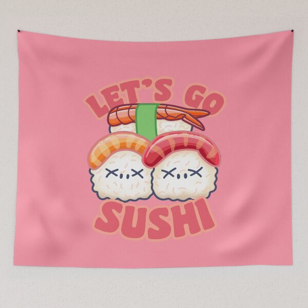 Item preview, Cute Let's Go Sushi  designed and sold by SpaceTruck.