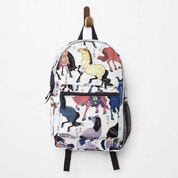 Item preview, Utagawa Hiroshige Japanese Woodblock  Hiroshige II Horses designed and sold by TeeARTHY.