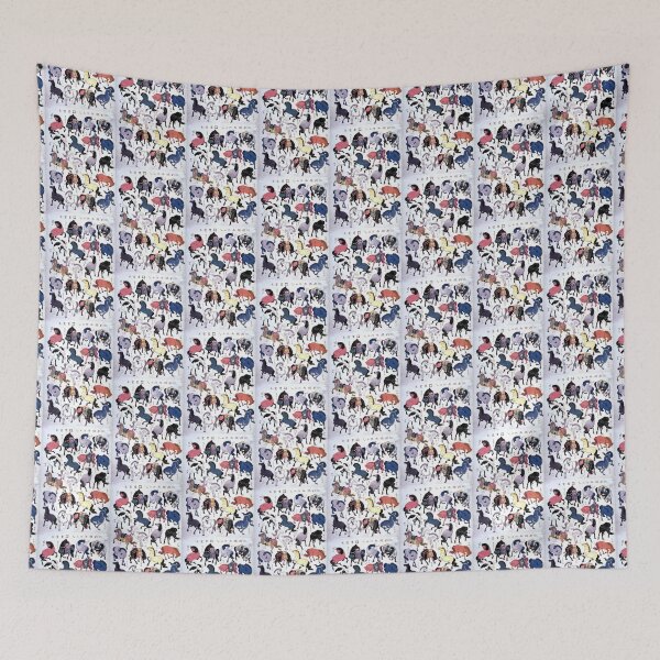 Item preview, Utagawa Hiroshige Japanese Woodblock  Hiroshige II Horses designed and sold by TeeARTHY.