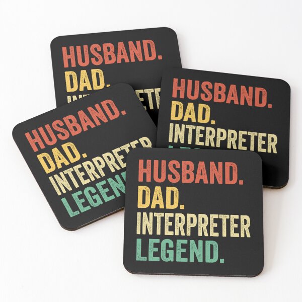 Item preview, Husband Dad interpreter Legend Shirt, Father's Day interpreter Gift, interpreter Dad Shirt For Husband, interpreter Gift For Him designed and sold by Dogs Geeky⭐⭐⭐⭐⭐.