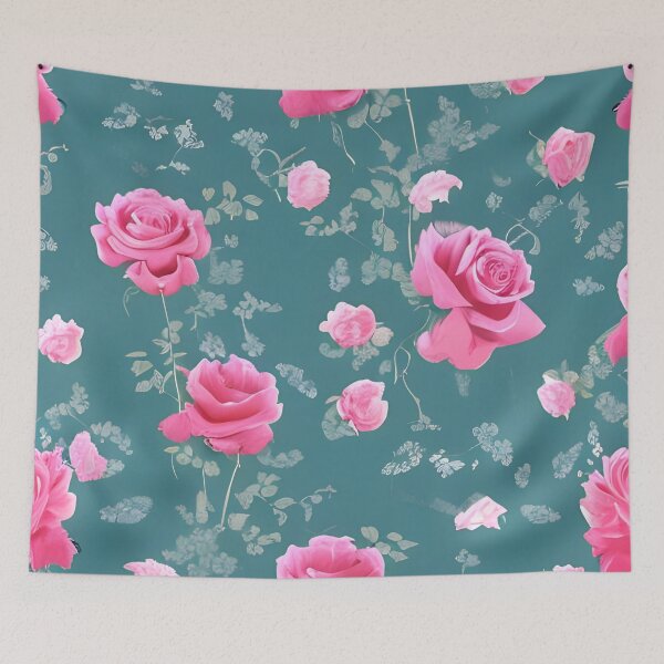 Item preview, Rose flower wallpaper designed and sold by gramizzia.