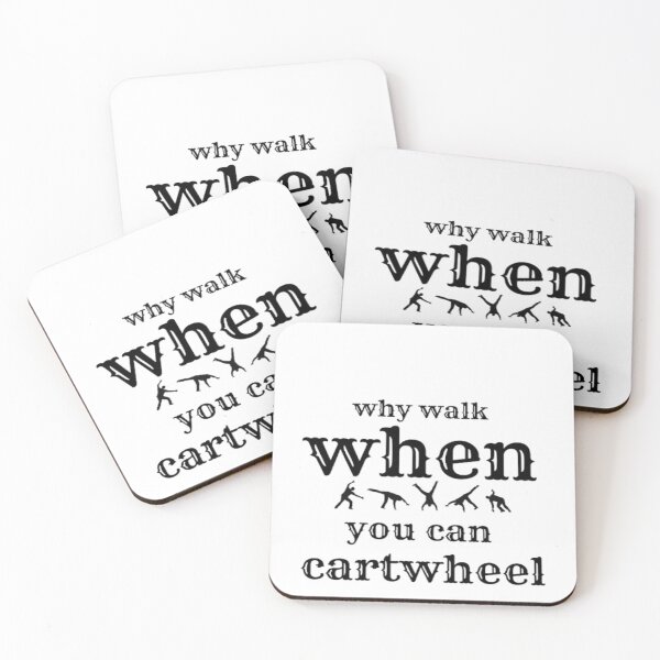 Item preview,  why walk when you can cartwheel designed and sold by Hurt art  ⭐⭐⭐⭐⭐.