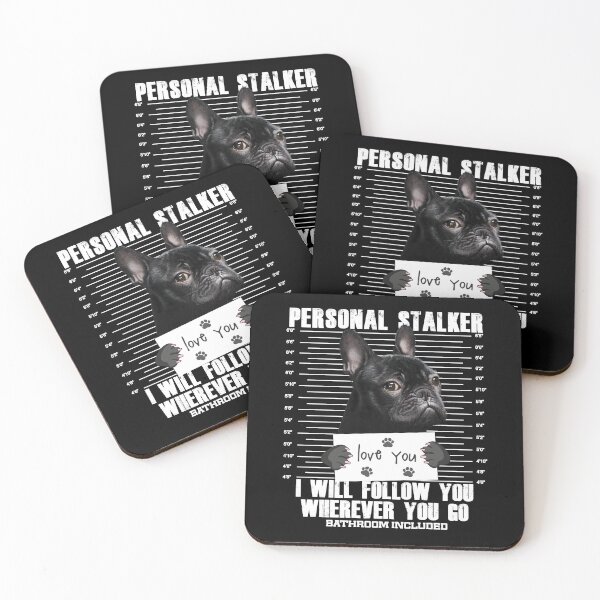 Item preview, Stalker Frenchie Bulldog Dog Lover Cartoon designed and sold by MrEddie10.