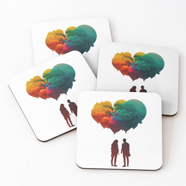Item preview, Couple rainbow balloons #2 designed and sold by ArtShanth.