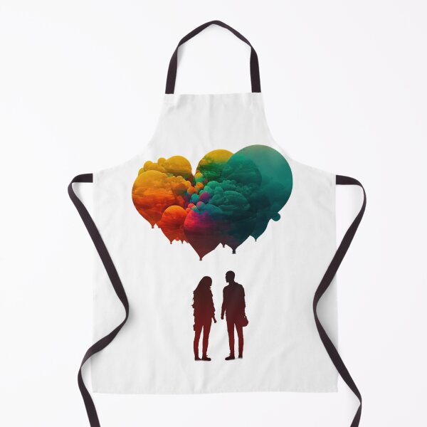 Item preview, Couple rainbow balloons #2 designed and sold by ArtShanth.