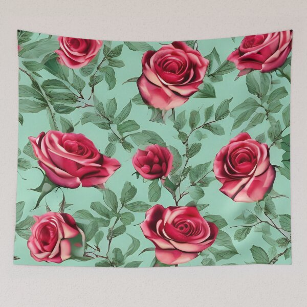 Item preview, Rose flower wallpaper designed and sold by gramizzia.