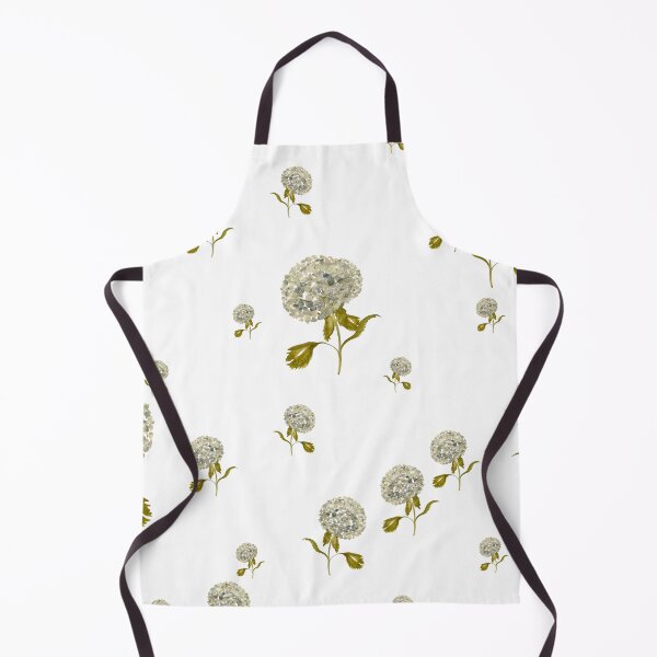 Aperçu de l'œuvre Hydrangea flower cute ornate pattern a watercolor créée et vendue par Yana Mustafina | Boho Soulful Designs.