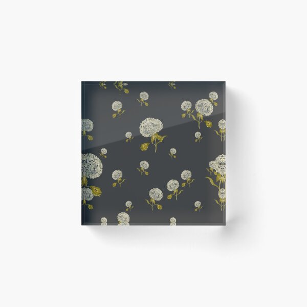 Artikelvorschau, Hydrangea flower cute ornate pattern a watercolor grey entworfen und verkauft von Yana Mustafina | Boho Soulful Designs.
