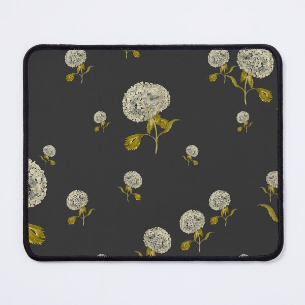 Item preview, Hydrangea flower cute ornate pattern a watercolor grey designed and sold by Yana Mustafina | Boho Soulful Designs.