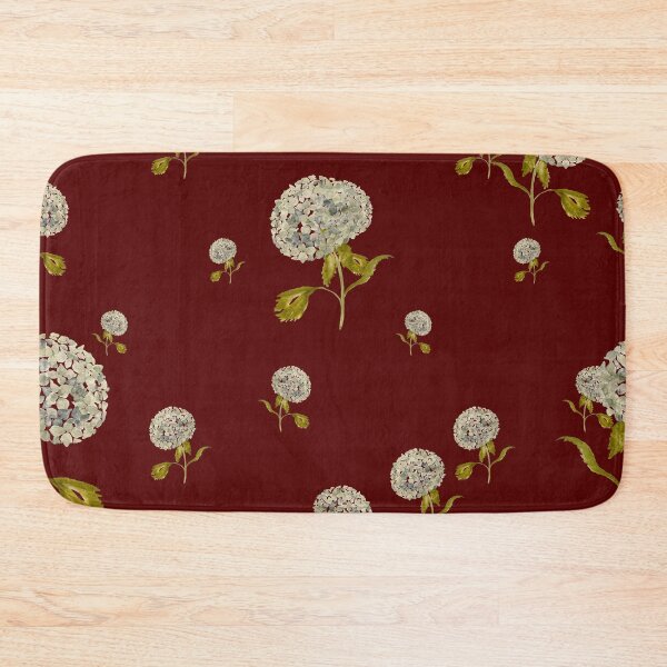 Artikelvorschau, Hydrangea flower cute ornate pattern a watercolor red entworfen und verkauft von Yana Mustafina | Boho Soulful Designs.