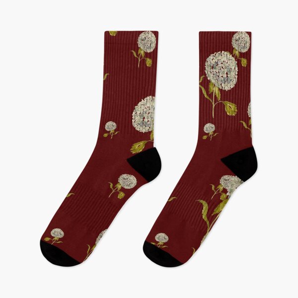 Artikelvorschau, Hydrangea flower cute ornate pattern a watercolor red entworfen und verkauft von Yana Mustafina | Boho Soulful Designs.