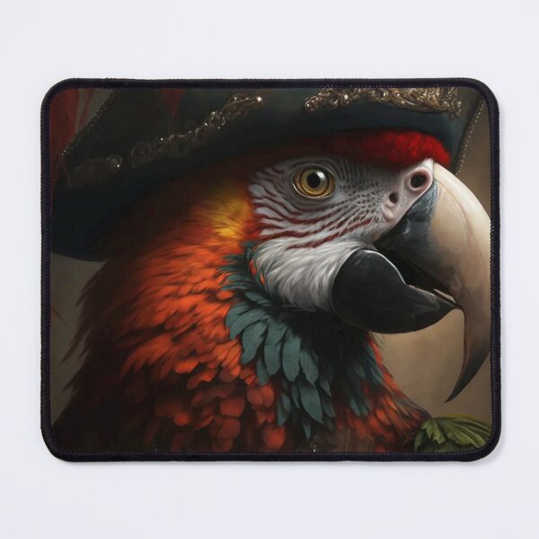 Item preview, The Pirate Parrot - Oil Painting designed and sold by Mitch-Angelo.