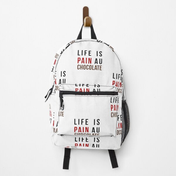 Item preview, Life Is Pain Au Chocolate funny designed and sold by mu-art.