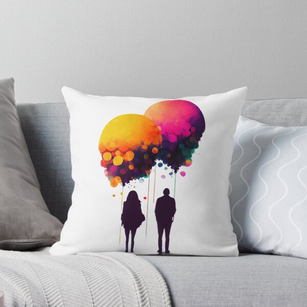 Aperçu de l'œuvre Couple de ballons arc-en-ciel #3 créée et vendue par ArtShanth.