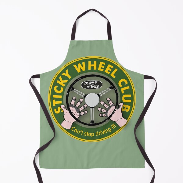 Item preview, The Sticky Wheel Club - Green/Yellow designed and sold by Born (to be) Wild.