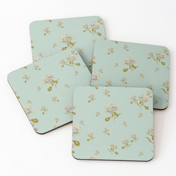 Artikelvorschau, Hydrangea flower cute ornate pattern a watercolor mint entworfen und verkauft von Yana Mustafina | Boho Soulful Designs.