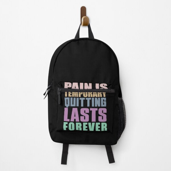 Item preview, Pain Is Temporary Quitting Lasts Forever Insparational Motivational Quotes designed and sold by limos.