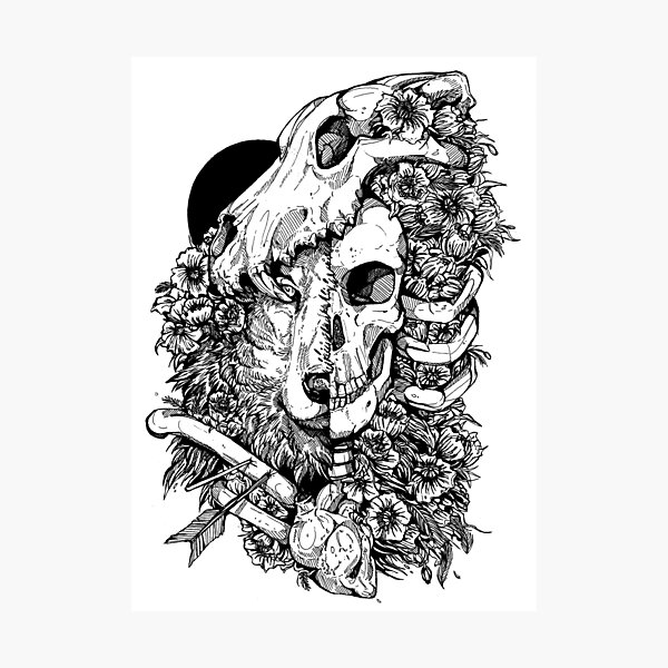 Item preview, Wolf Child inks designed and sold by WOLFSKULLJACK.