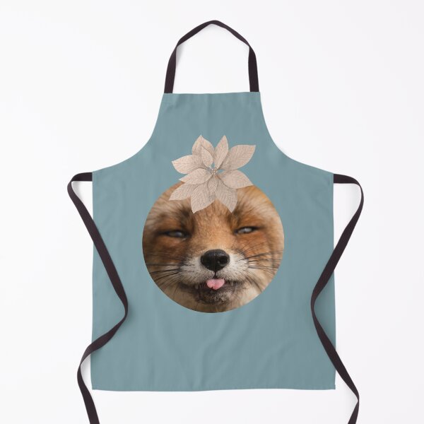 Item preview, Fox and Floral Watercolor, Funny Red Fox Face, Cute Red Fox Cub, Foxcub designed and sold by Flowerartlovers.