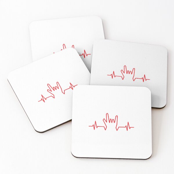 Item preview, ASL Heartbeat ILY Hand designed and sold by CleverILY.