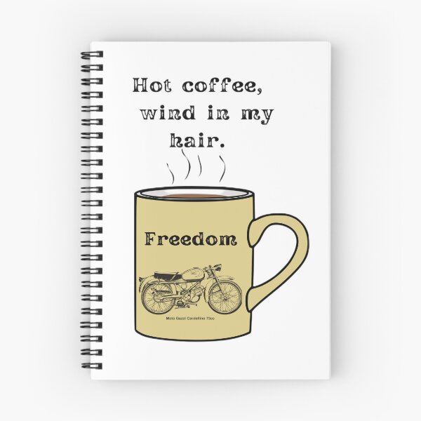 Item preview, Hot coffee,  wind in my hair. Freedom designed and sold by Speckledfrog.
