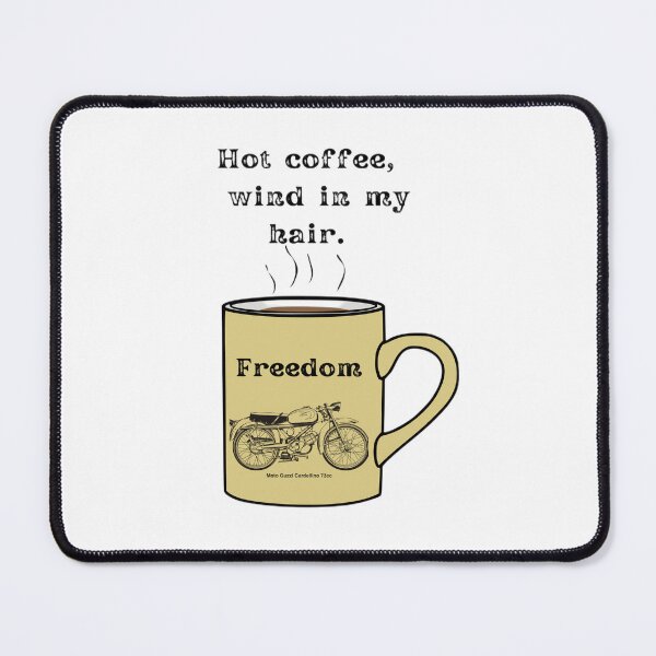 Item preview, Hot coffee,  wind in my hair. Freedom designed and sold by Speckledfrog.