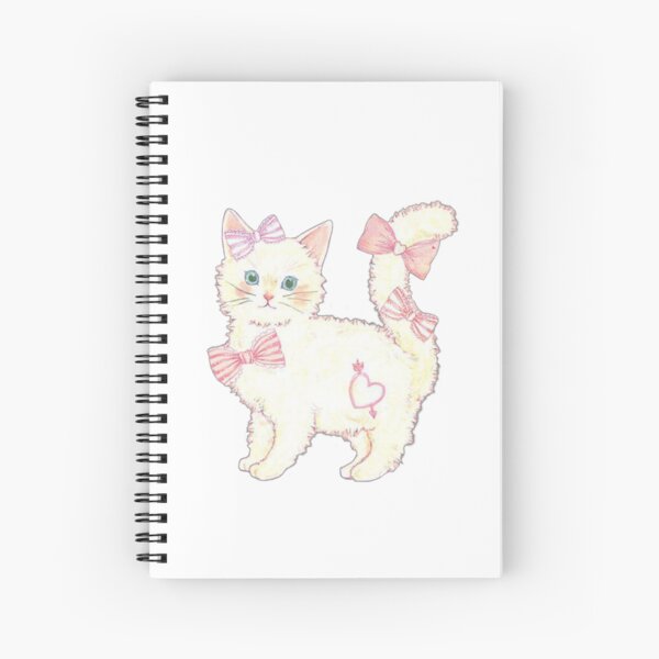Anime Cat Girl Spiral Notebook by AstonCanelli