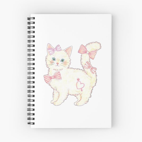 Item preview, Vintage cat with pink bows  designed and sold by Pixiedrop.
