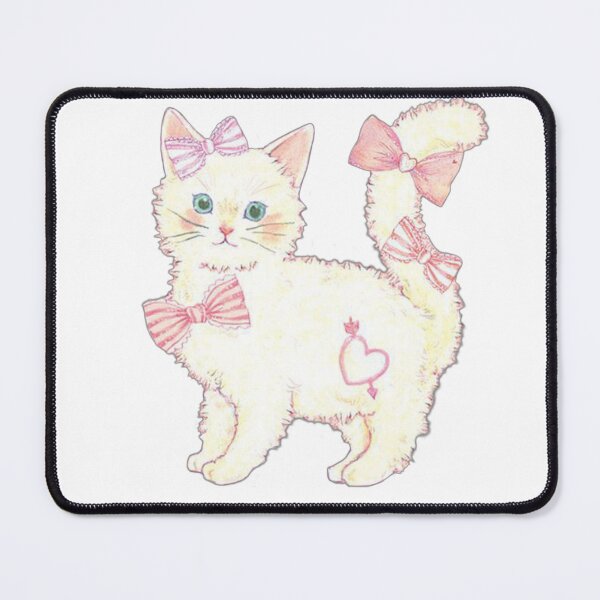 Item preview, Vintage cat with pink bows designed and sold by Pixiedrop.